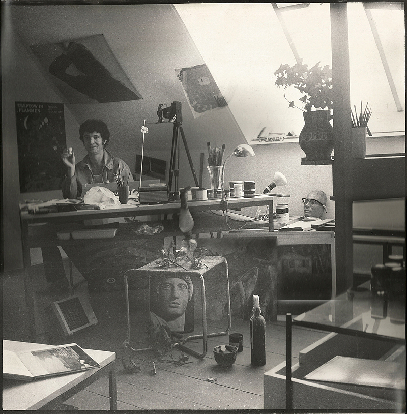 Peter Kunze im Atelier